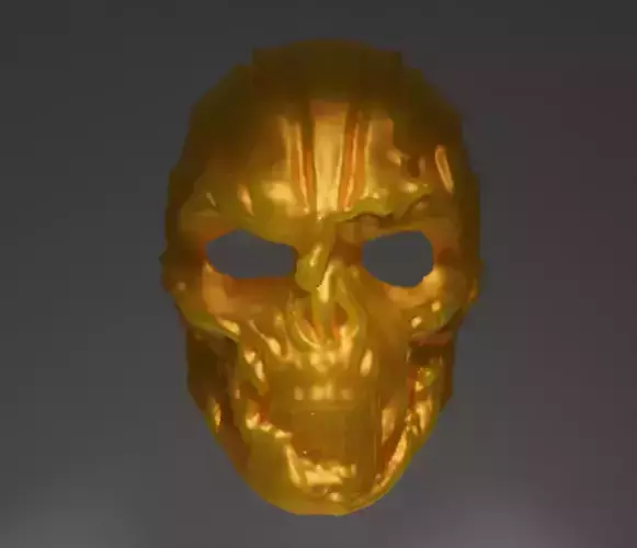 Skull Zombie Superhero Mask Stl