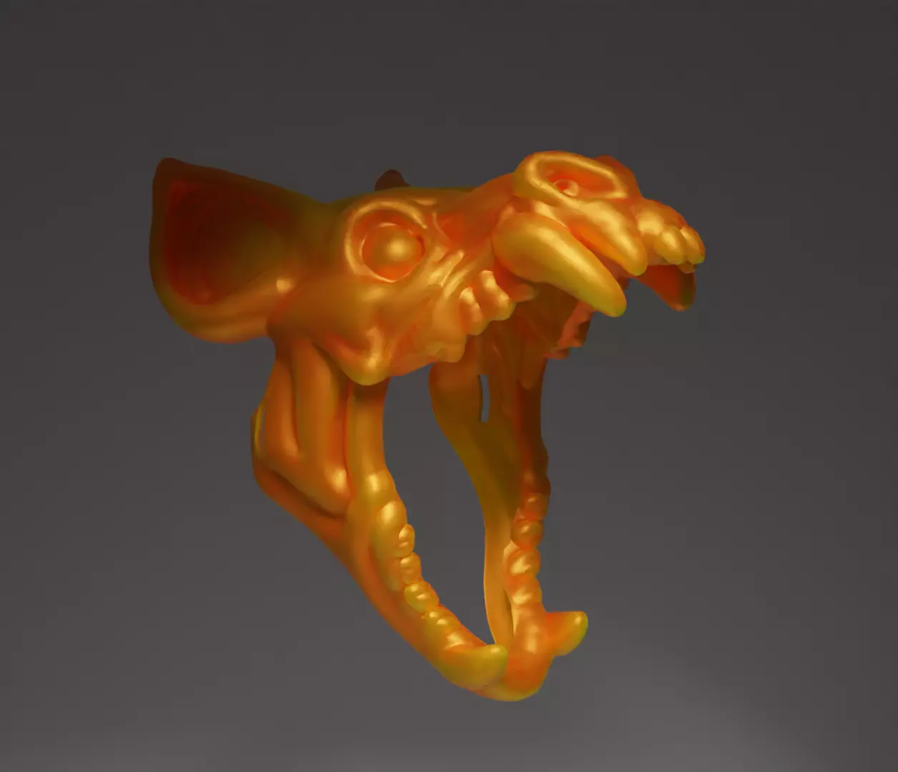 Horror Devil Helmet Face Mask Stl 3D print model