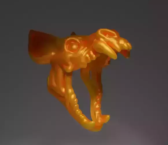 Horror Devil Helmet Face Mask Stl  3D print model
