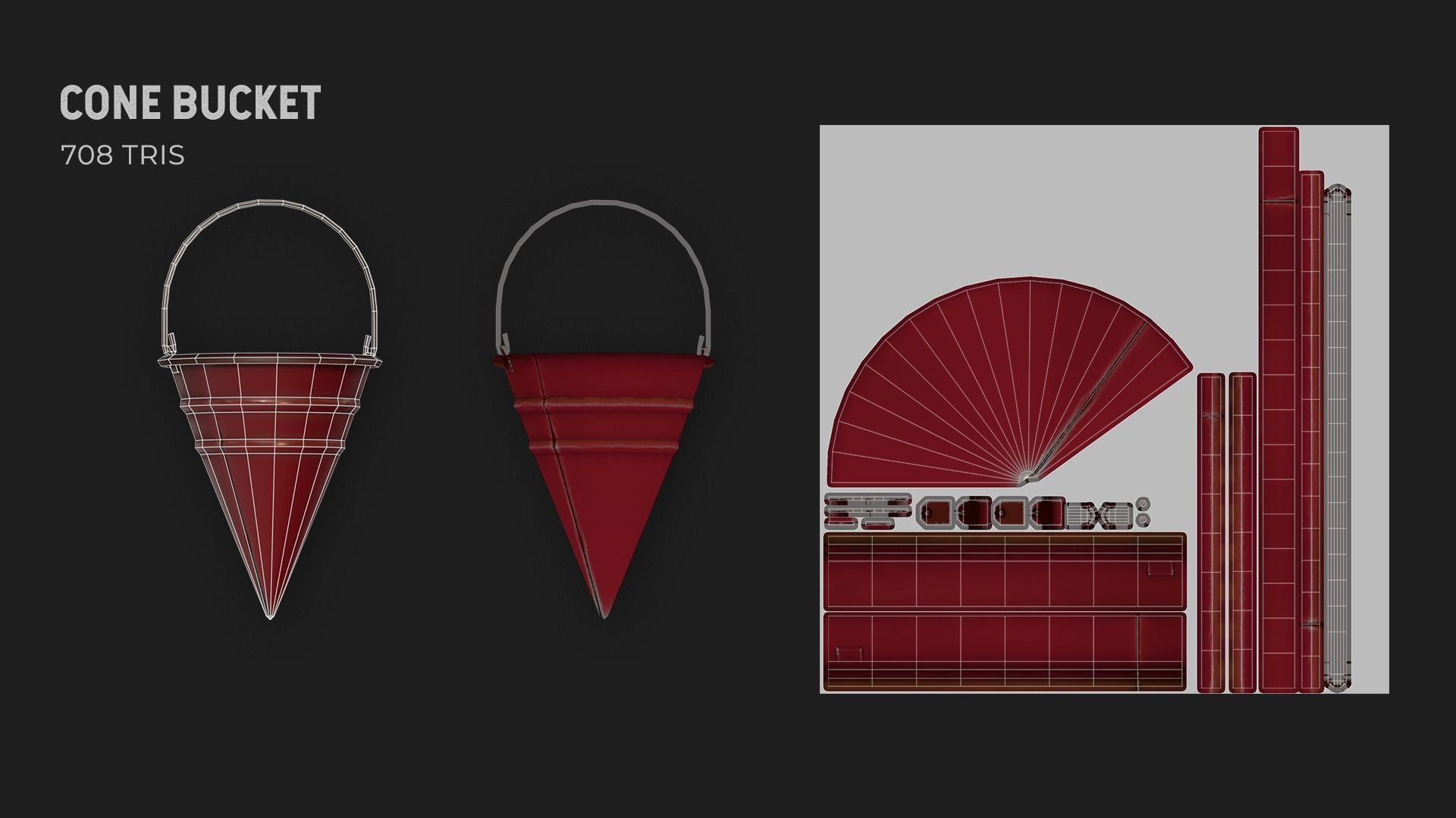 Firefighters Equipment Pack Props Set Low-poly 3D model_14