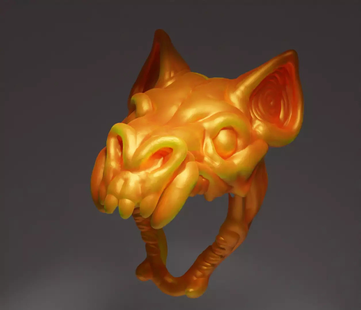 Demon Devil Helmet Face Mask Stl 3D model 3D printable | CGTrader
