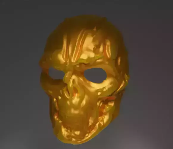 Skull Costume Face Halloween Mask Stl