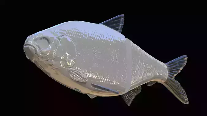 Realistic swimbait Glidebait hard swimbait 3D print model