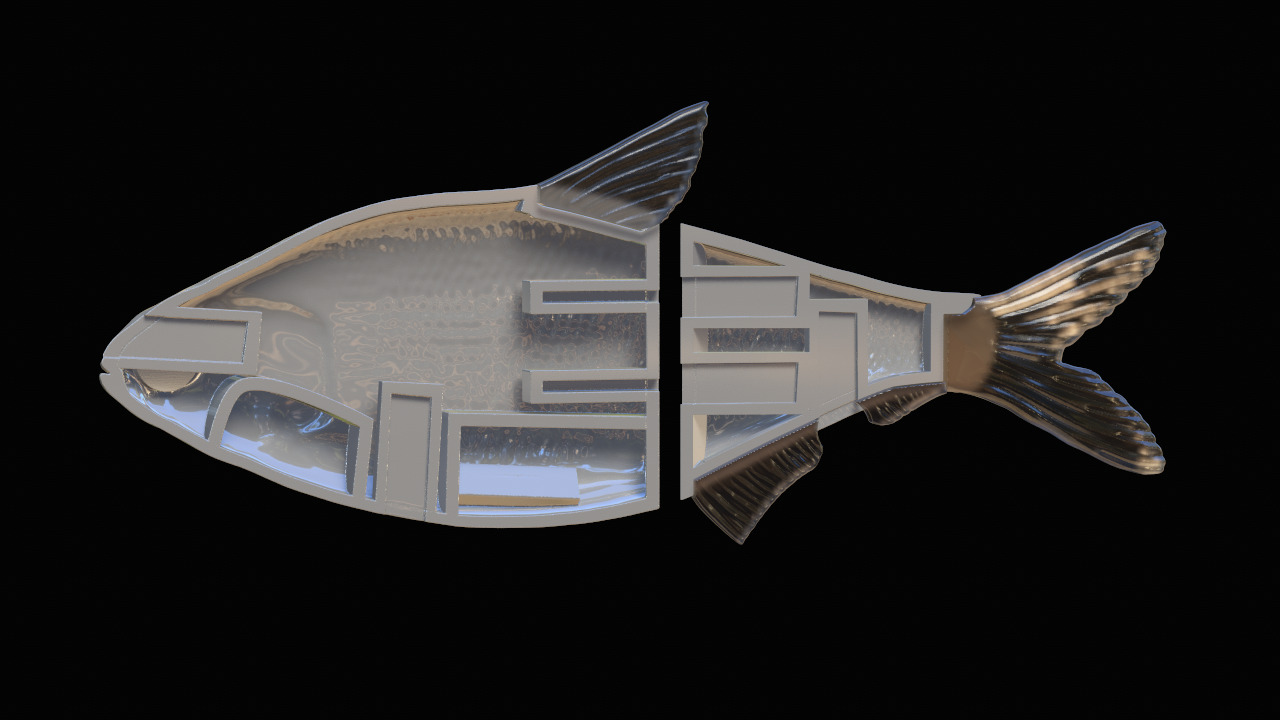 Realistic swimbait Glidebait hard swimbait 3D print model_4