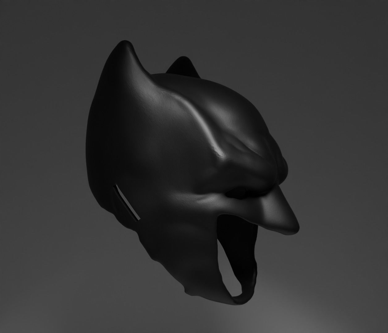 Batman DC Superhero Cosplay Face Mask 3D 3D print model_22