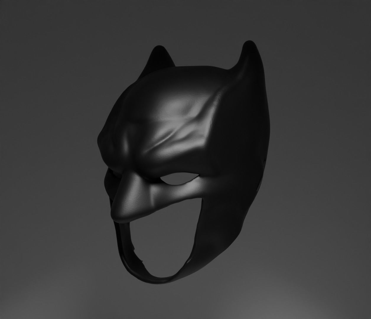 Batman DC Superhero Cosplay Face Mask 3D 3D print model_28