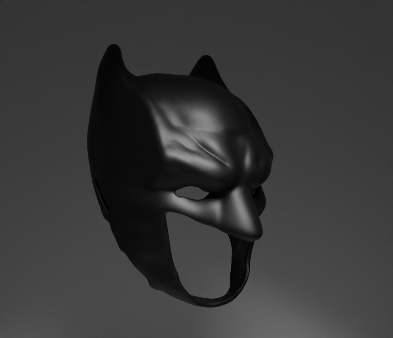 Batman DC Superhero Cosplay Face Mask 3D 3D print model_20