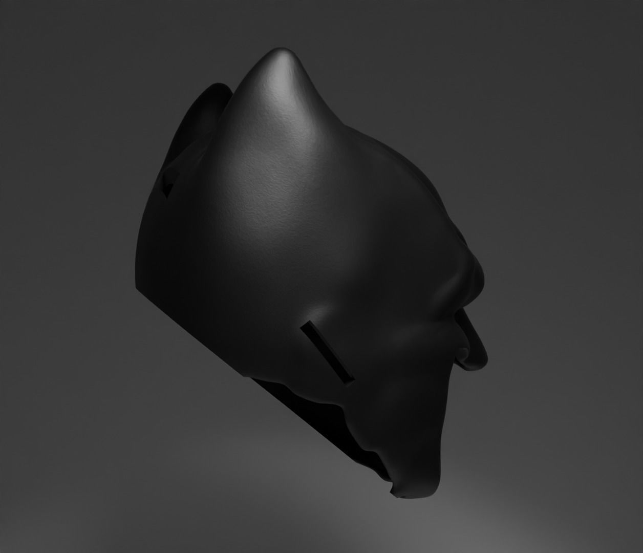 Batman DC Superhero Cosplay Face Mask 3D 3D print model_23