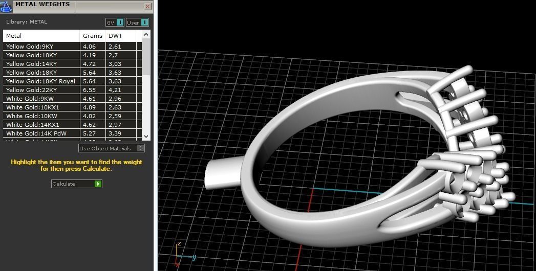 Arrow ring N011469 3D print model_8