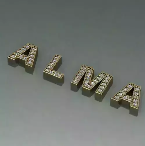 Letters A L M A N011433