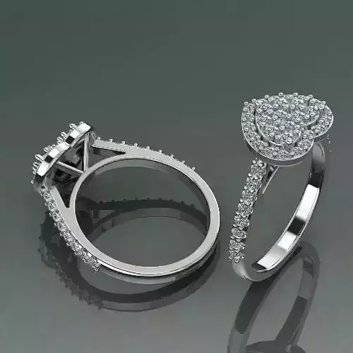 Heart ring N011527