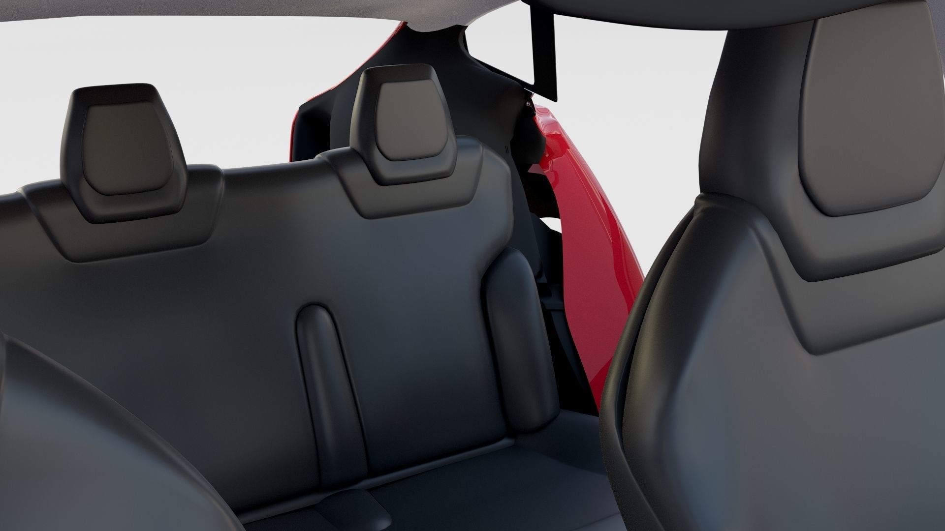 Tesla Model S with chassis-interior rev 3D model_17