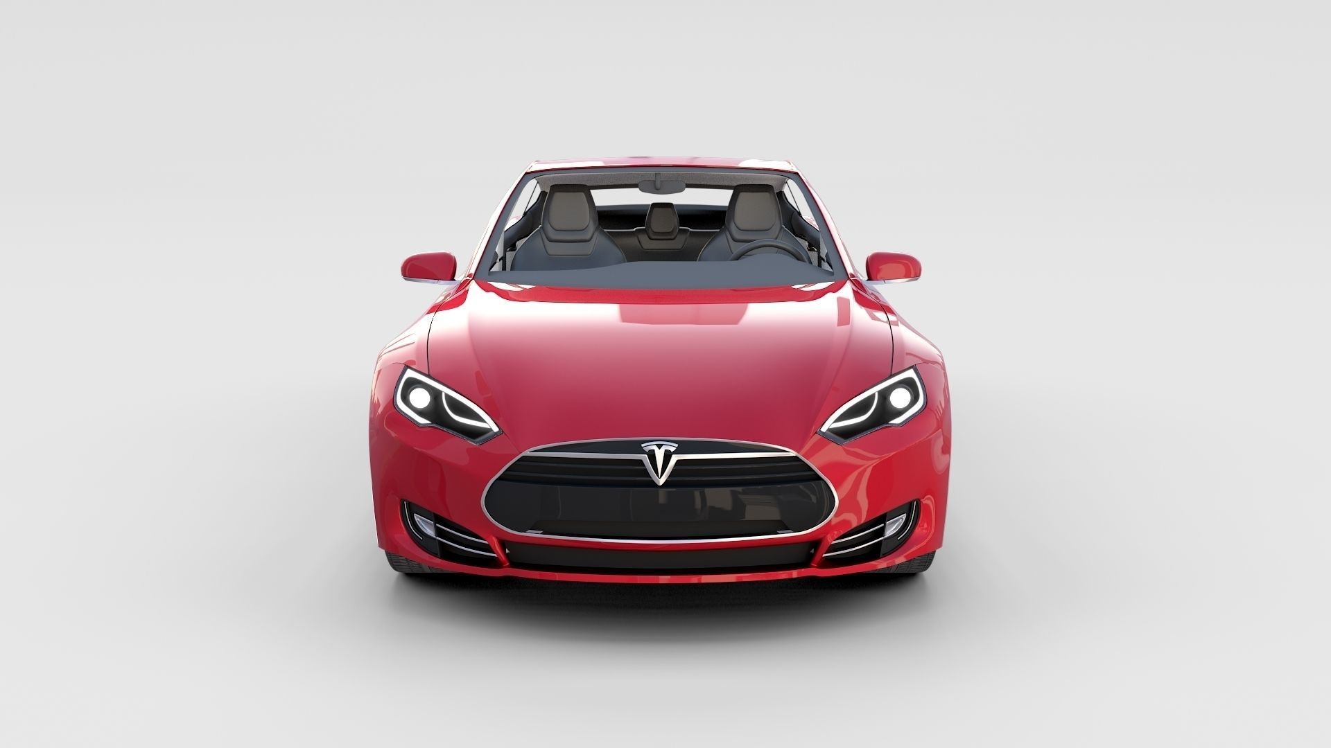 Tesla Model S with chassis-interior rev 3D model_34