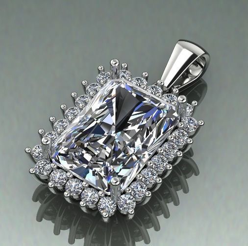 Pendant N011519 3D print model_1