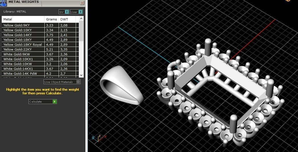 Pendant N011519 3D print model_7