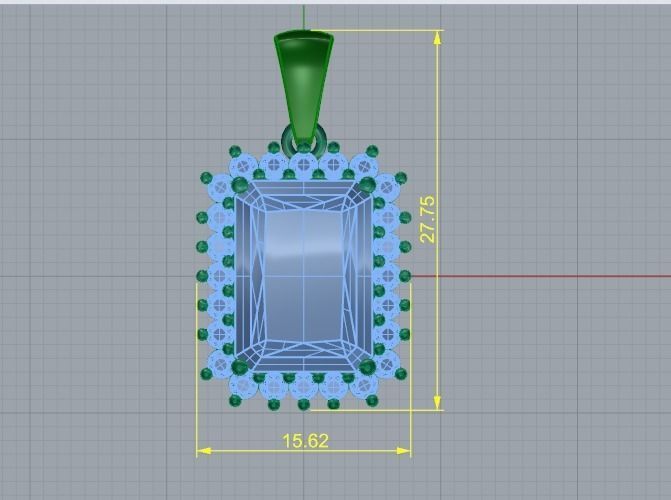 Pendant N011519 3D print model_5