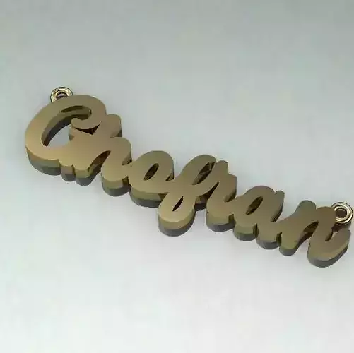 Pendant with the inscription Ghofran N011515