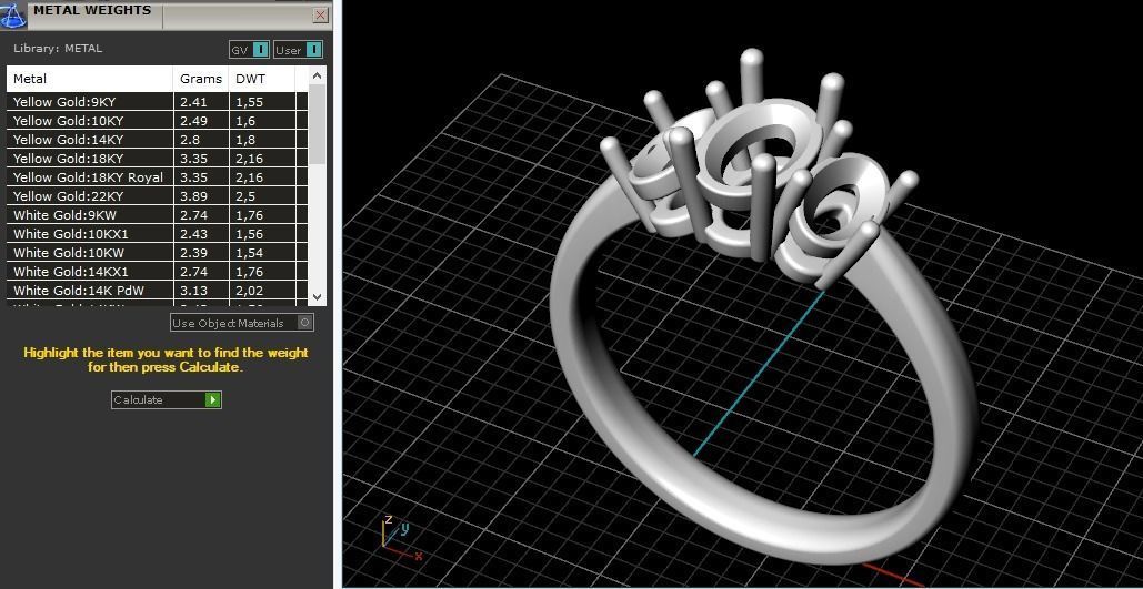 Soliter ring N011512 3D print model_7