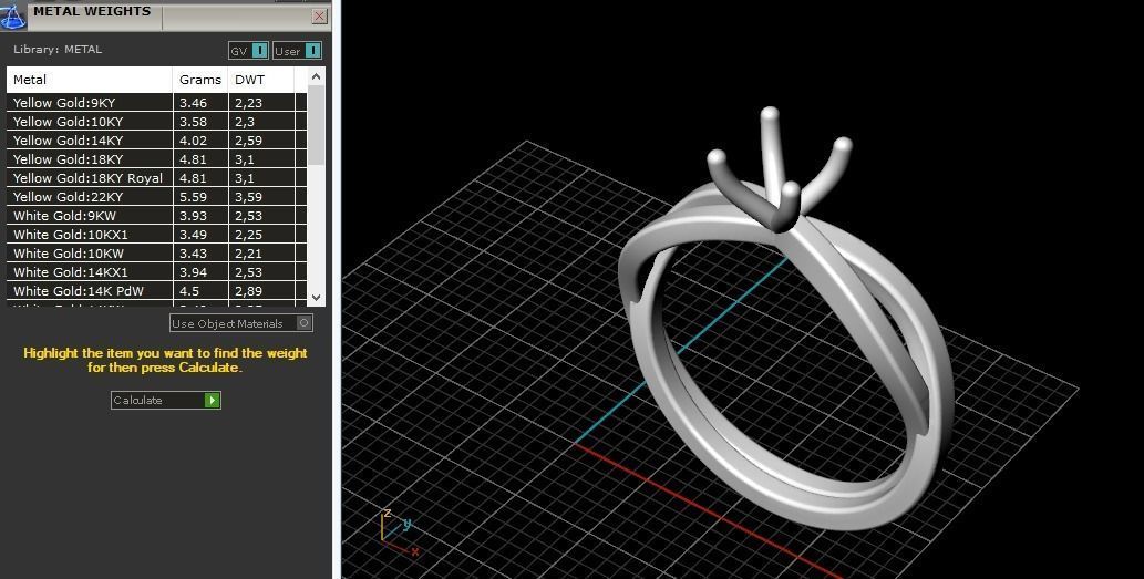 Soliter ring N011498 3D print model_8