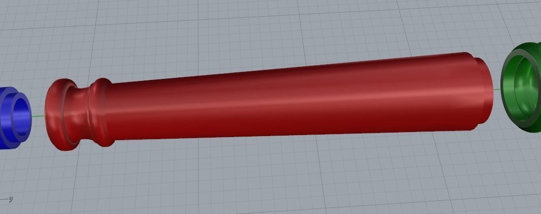 Hand with index finger N011485 3D print model_6