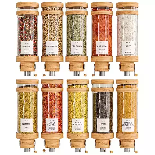Set of spices for the kitchen or restaurant 3