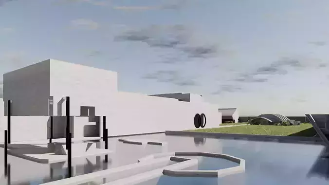 Tomba Brion - Carlo Scarpa 3D model
