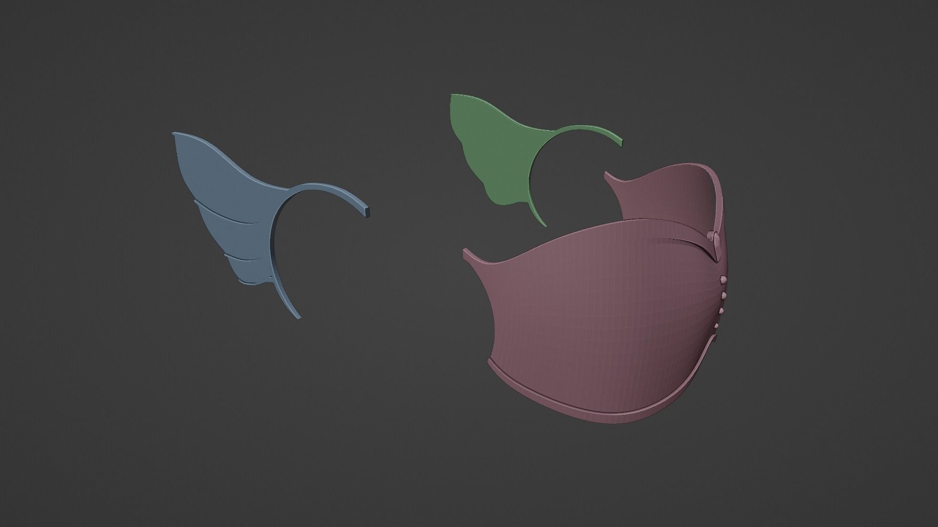 miraculous mask Ubiquity Alya ladybug 3D print model_6