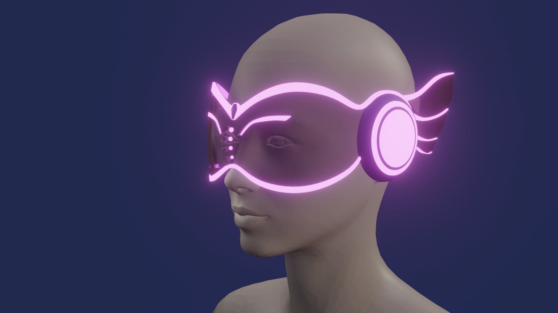 miraculous mask Ubiquity Alya ladybug 3D print model_2