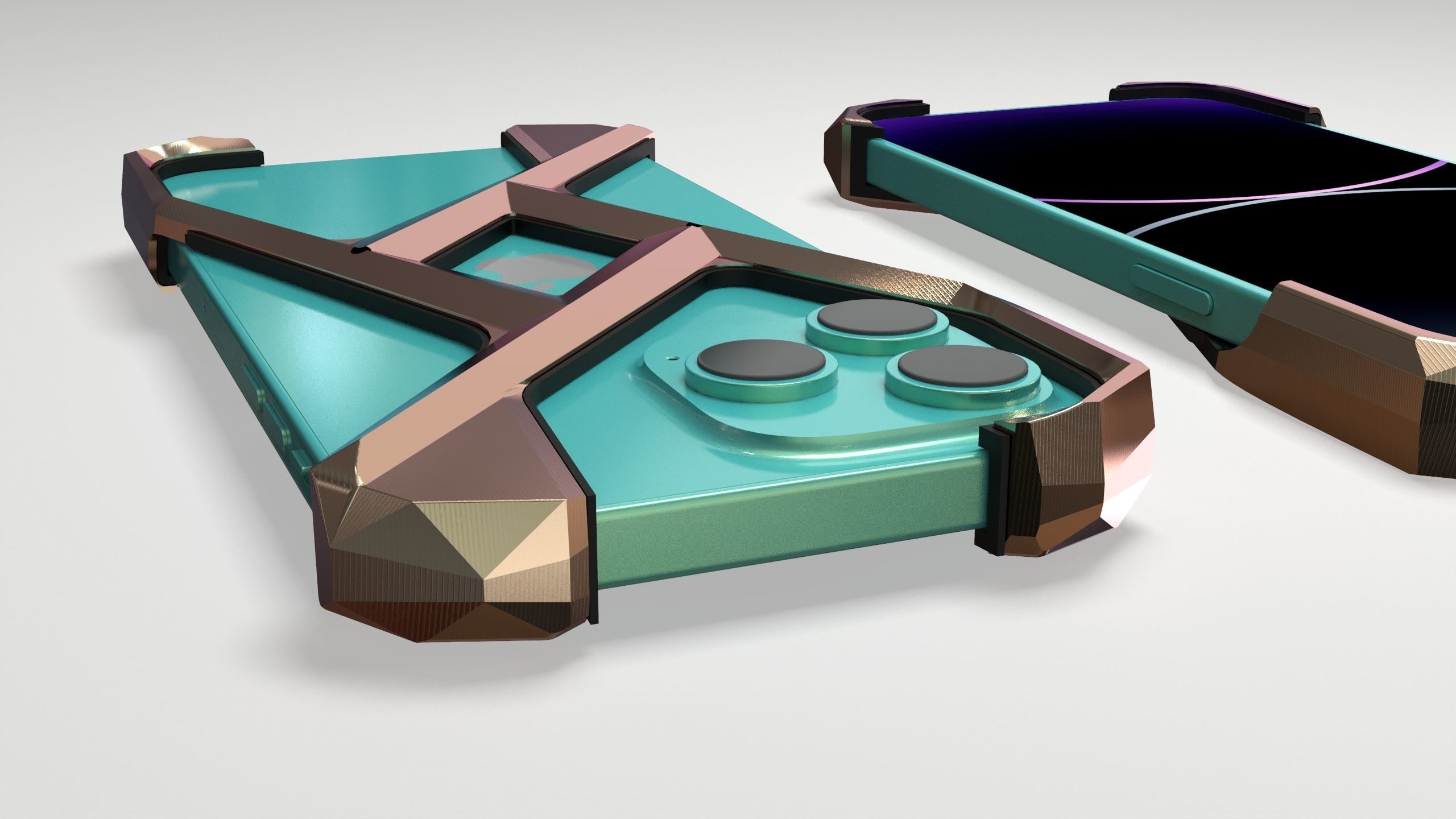 iPhone 14 Pro max-Titanium Cover 3D print model_6