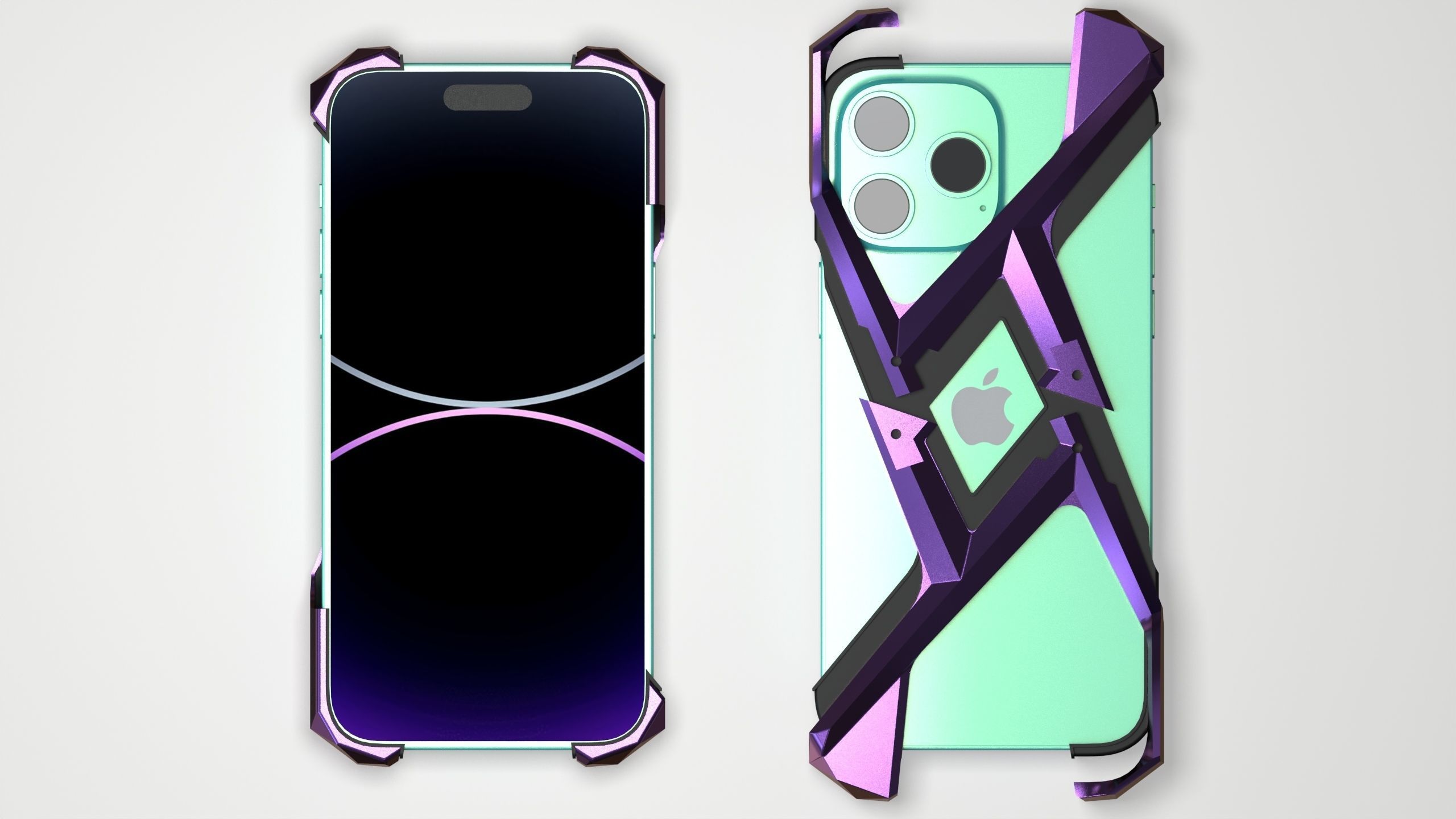 iPhone 14 Pro max-Titanium Cover 3D print model_5