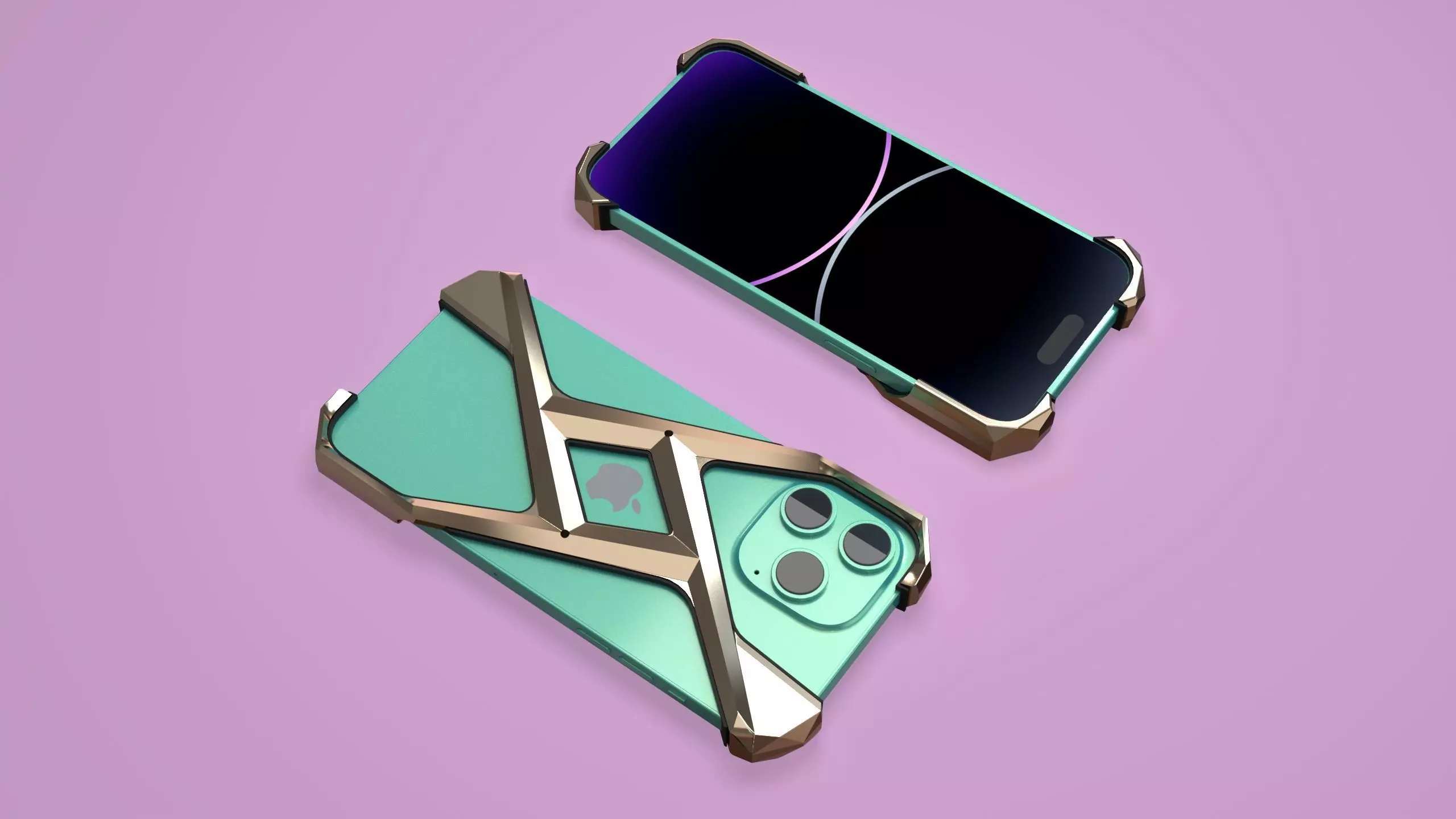 iPhone 14 Pro max-Titanium Cover 3D print model_0