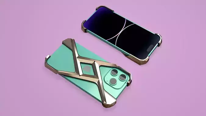 iPhone 14 Pro max-Titanium Cover  3D print model