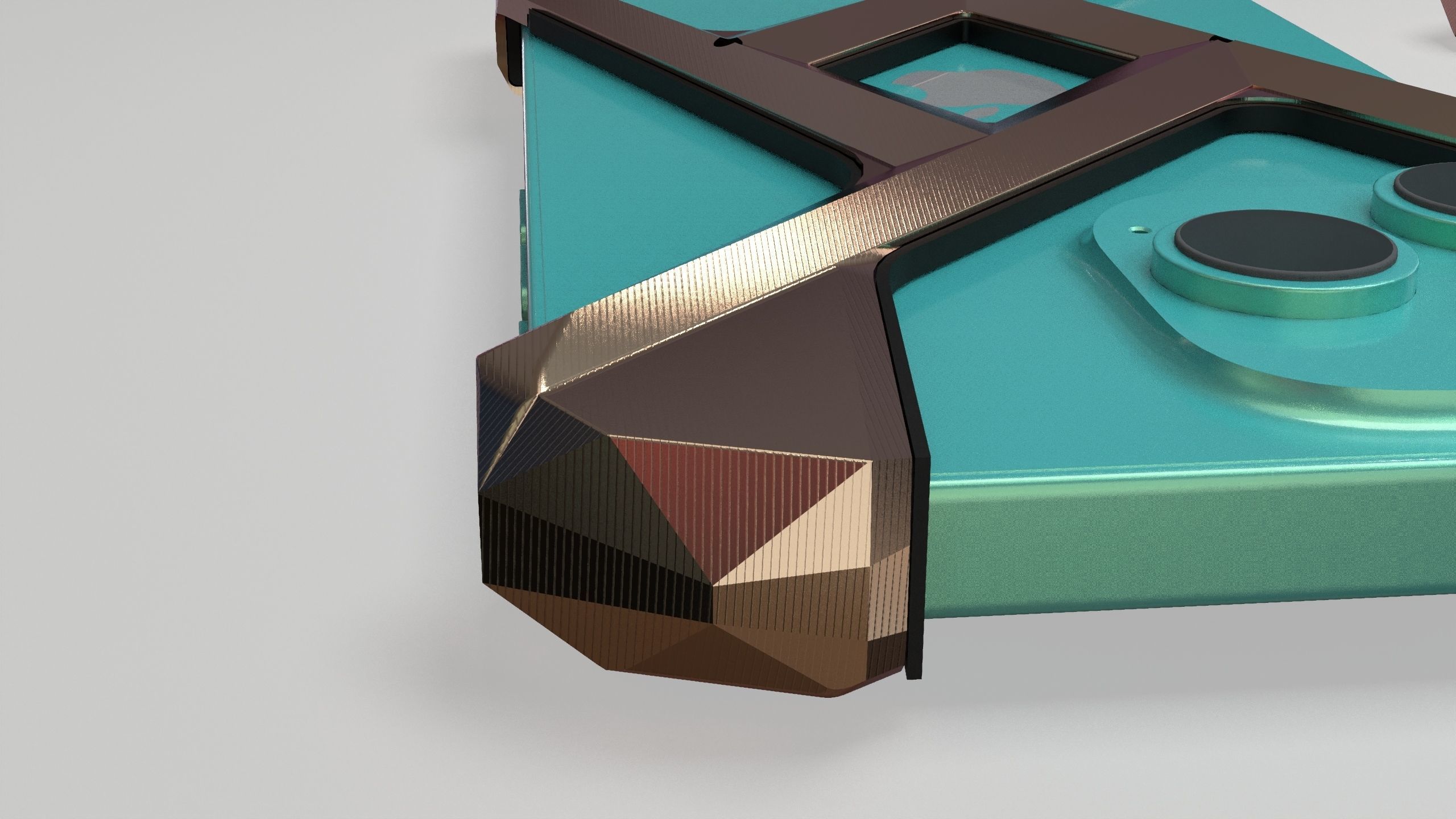 iPhone 14 Pro max-Titanium Cover 3D print model_7