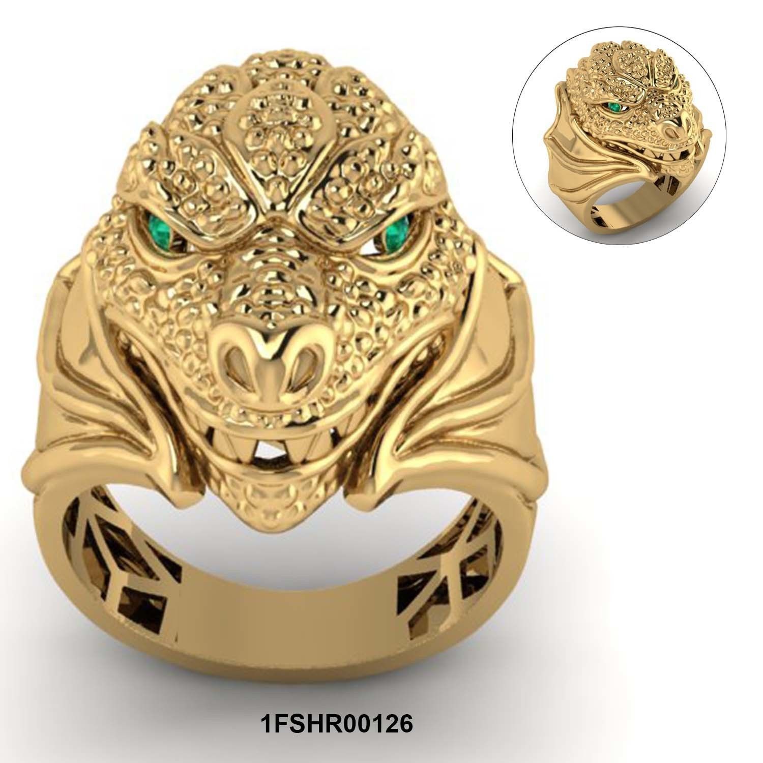 ring pendant bracelet kada scorpion mixed  3D print model_23