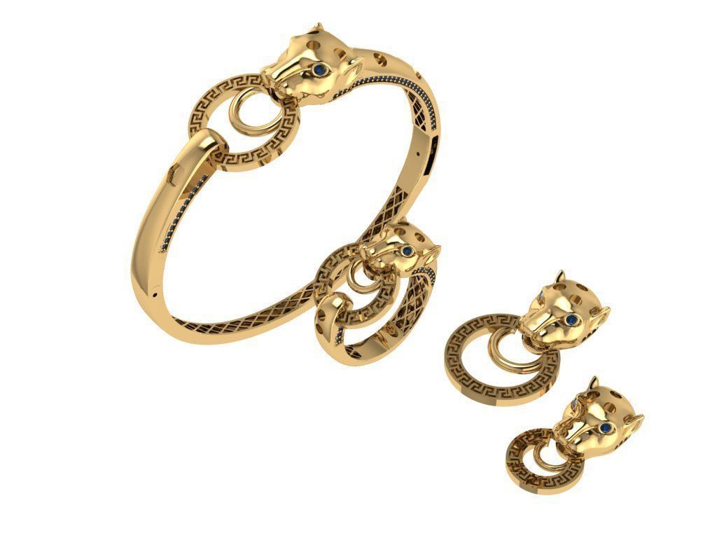 ring pendant bracelet kada scorpion mixed  3D print model_29