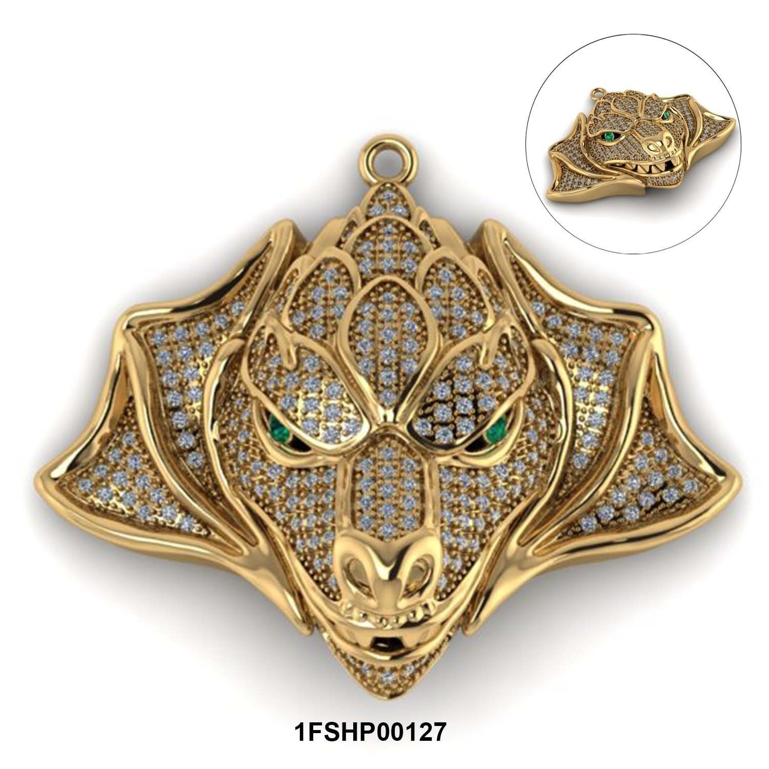 ring pendant bracelet kada scorpion mixed  3D print model_17