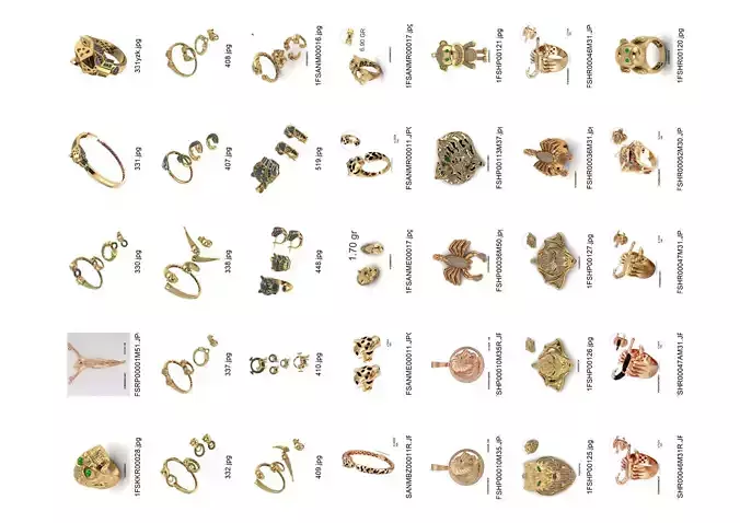 ring pendant bracelet kada scorpion mixed 