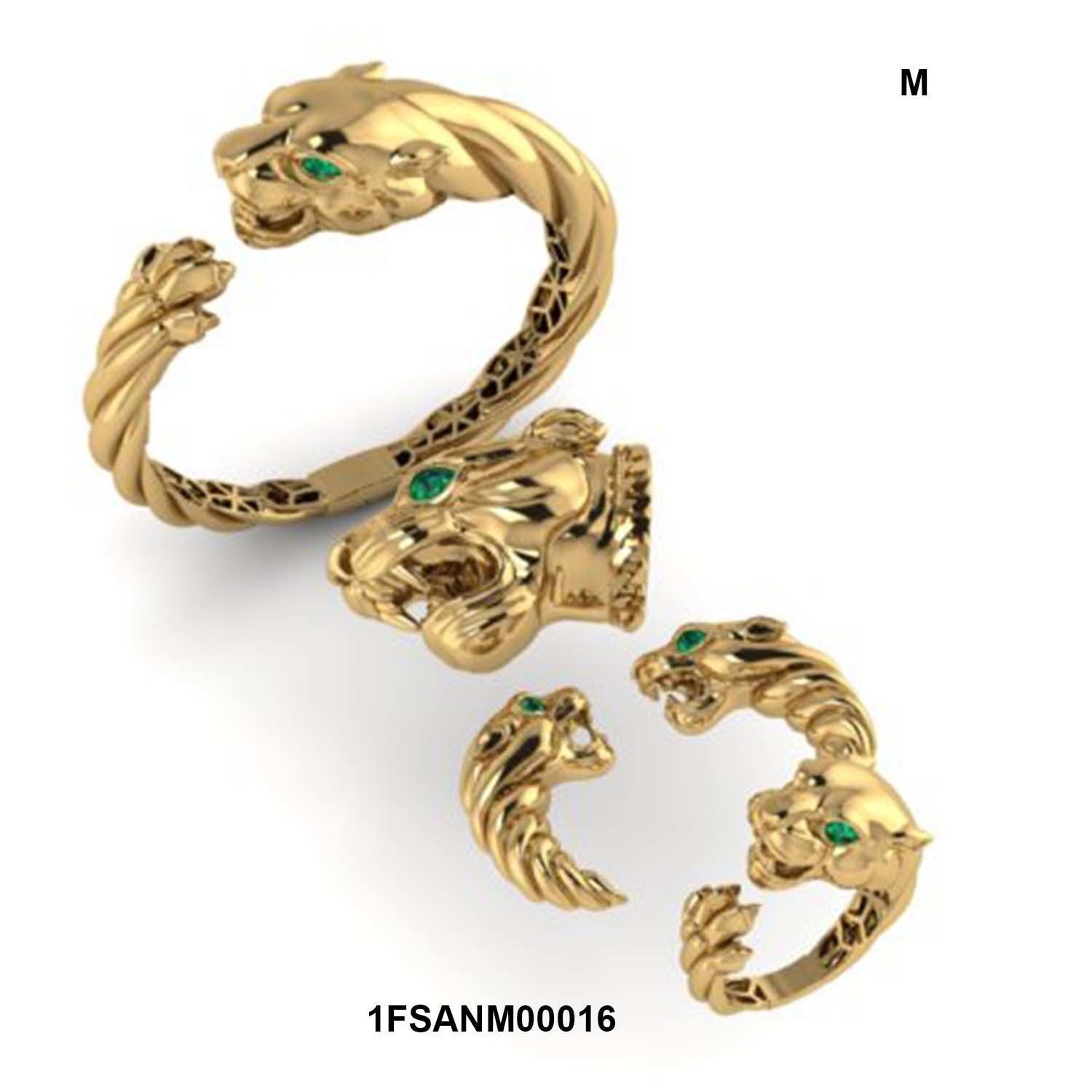 ring pendant bracelet kada scorpion mixed  3D print model_7