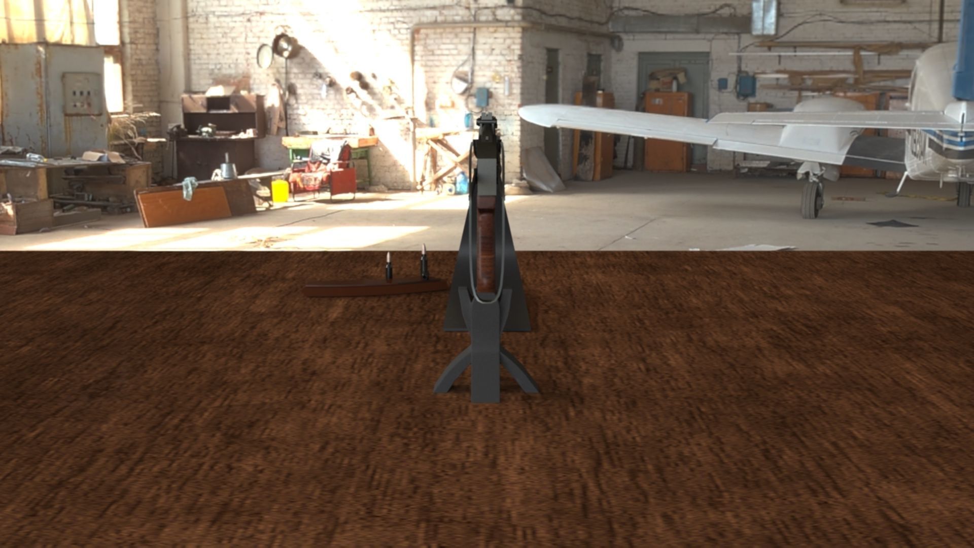 Russian AKMS Assault Rifle - Iconic 3D Model Low-poly 3D model_2