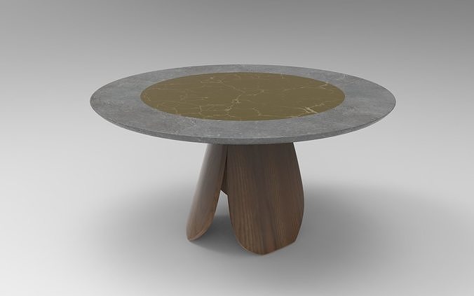 Fizerio Dining Table Low-poly 3D model