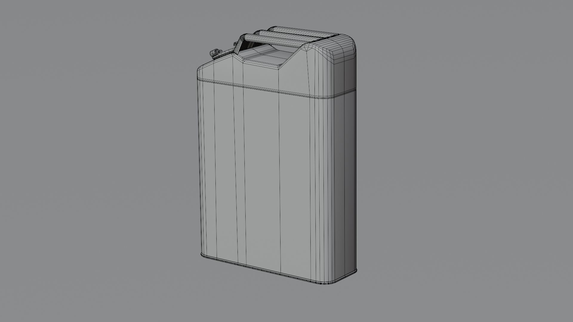 Gasoline tank for jeep Willis 3D model_18