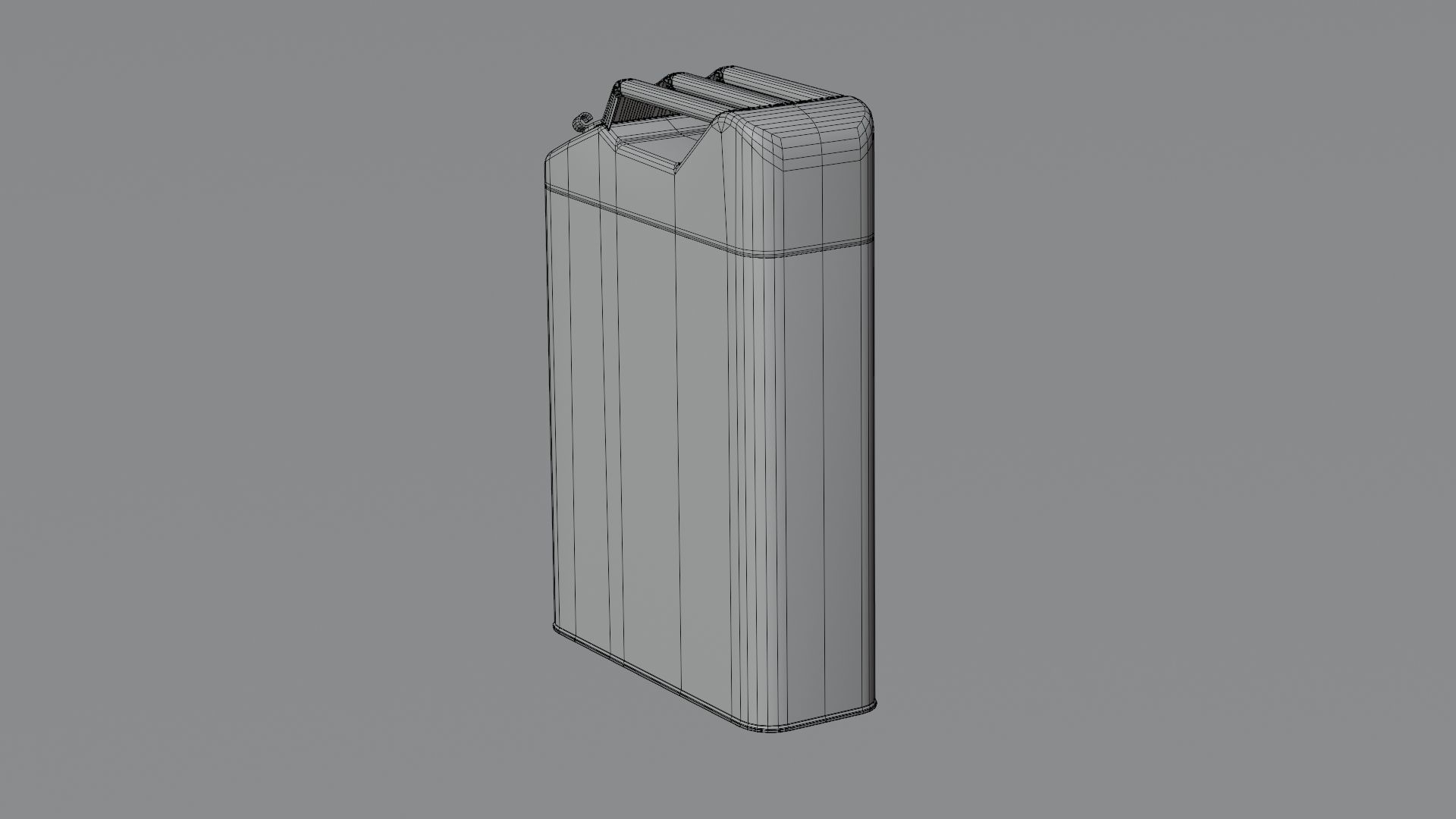 Gasoline tank for jeep Willis 3D model_17
