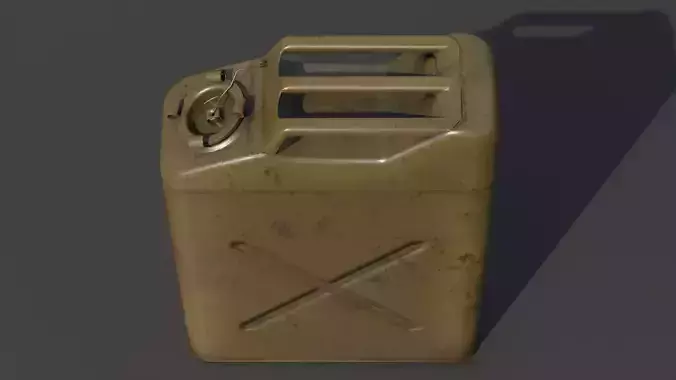 Gasoline tank for jeep Willis 3D model