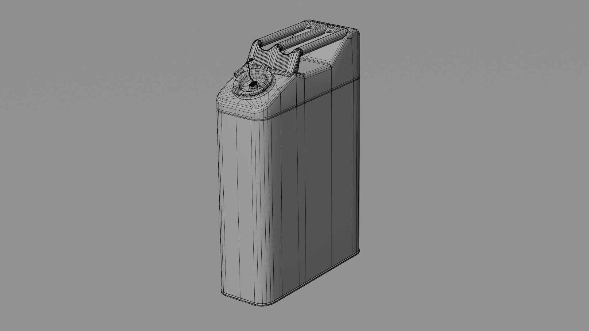 Gasoline tank for jeep Willis 3D model_14