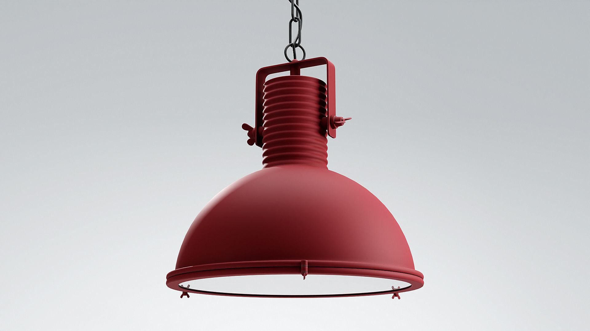 Old Hanging Table Lamp Dirty and Rusted 3D model_5