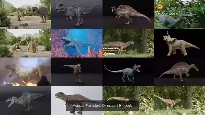 Monster Prehistoric Dinosaur 