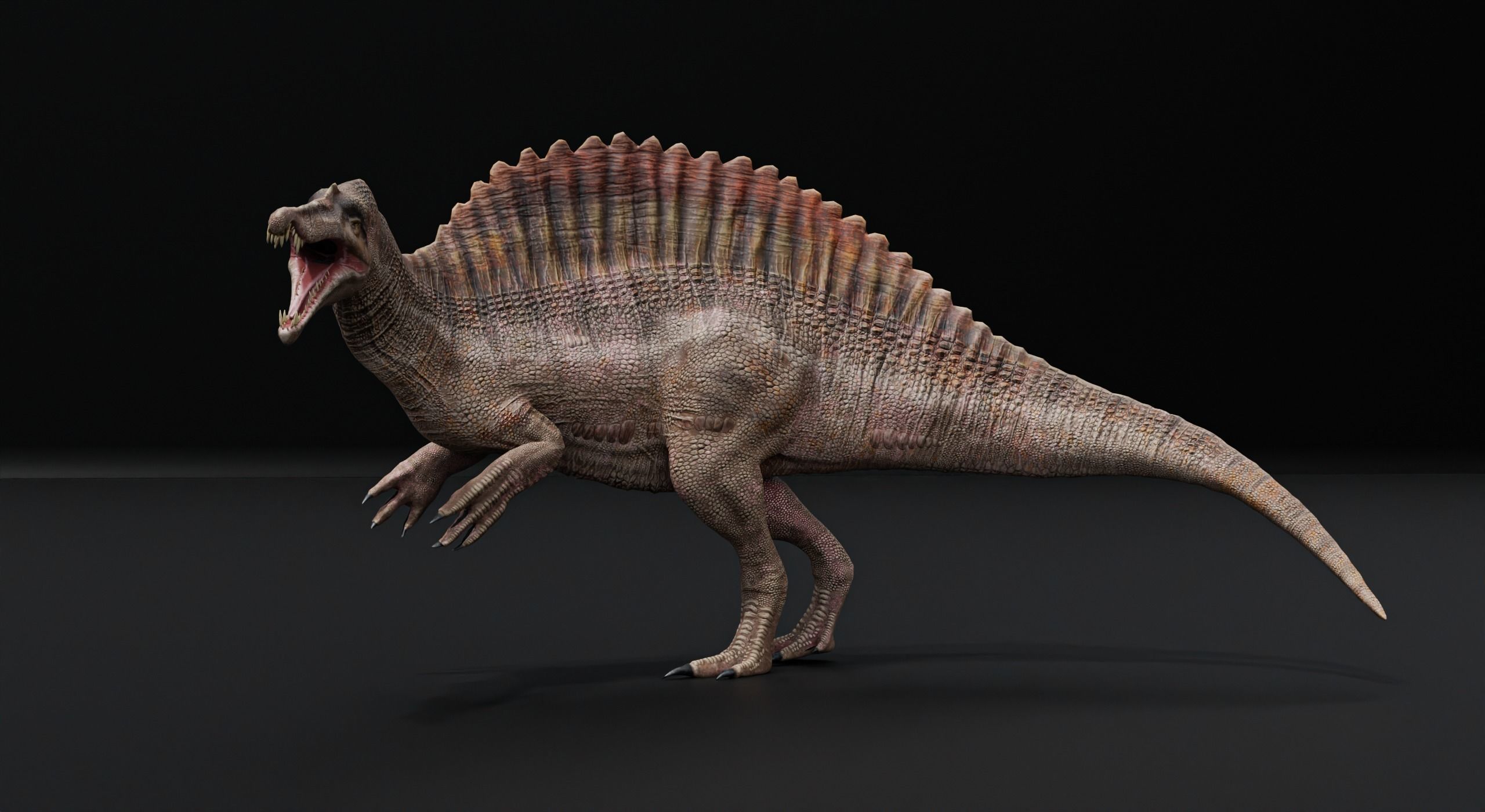 Monster Prehistoric Dinosaur  3D Model Collection_44