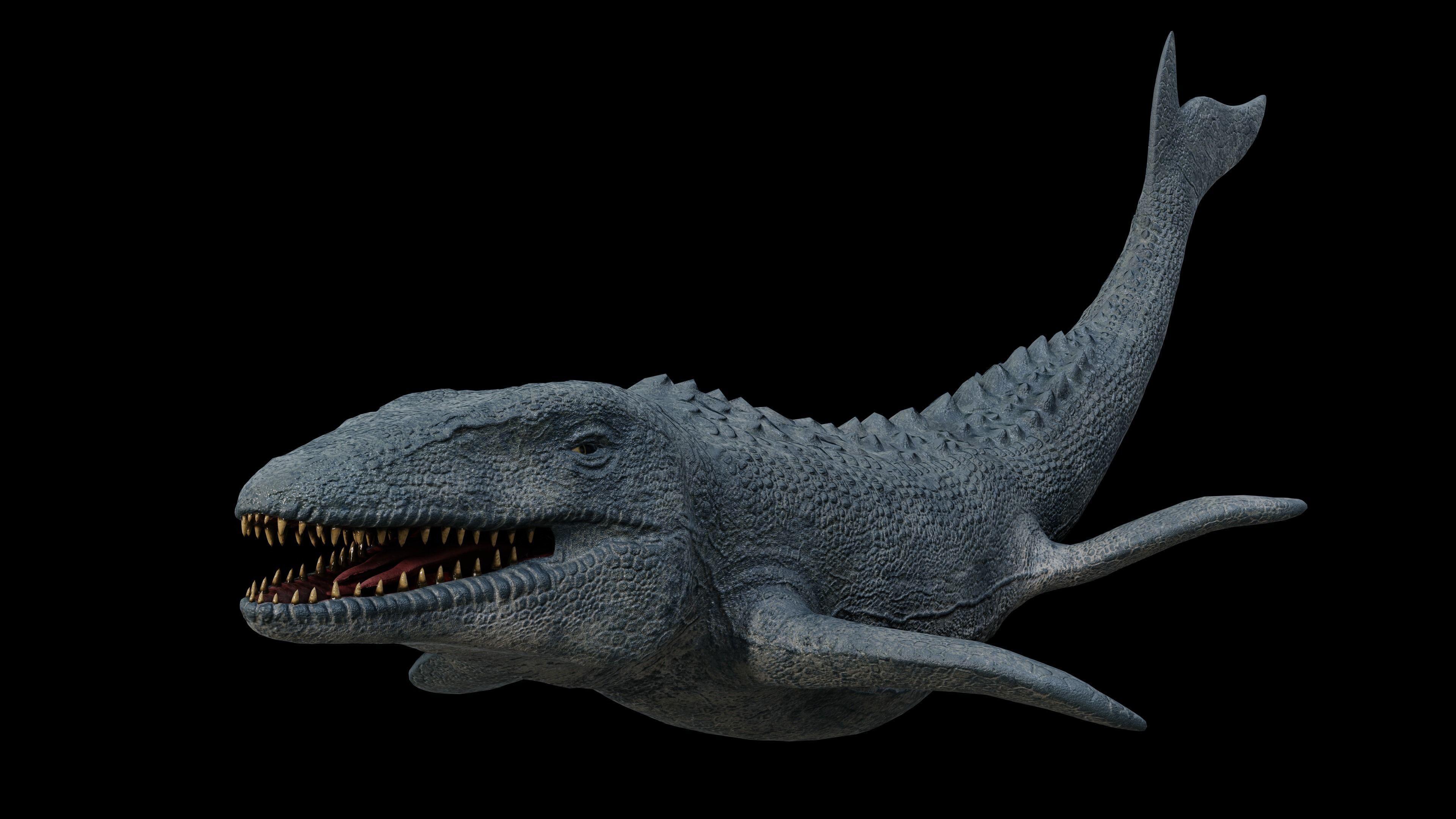 Monster Prehistoric Dinosaur  3D Model Collection_52