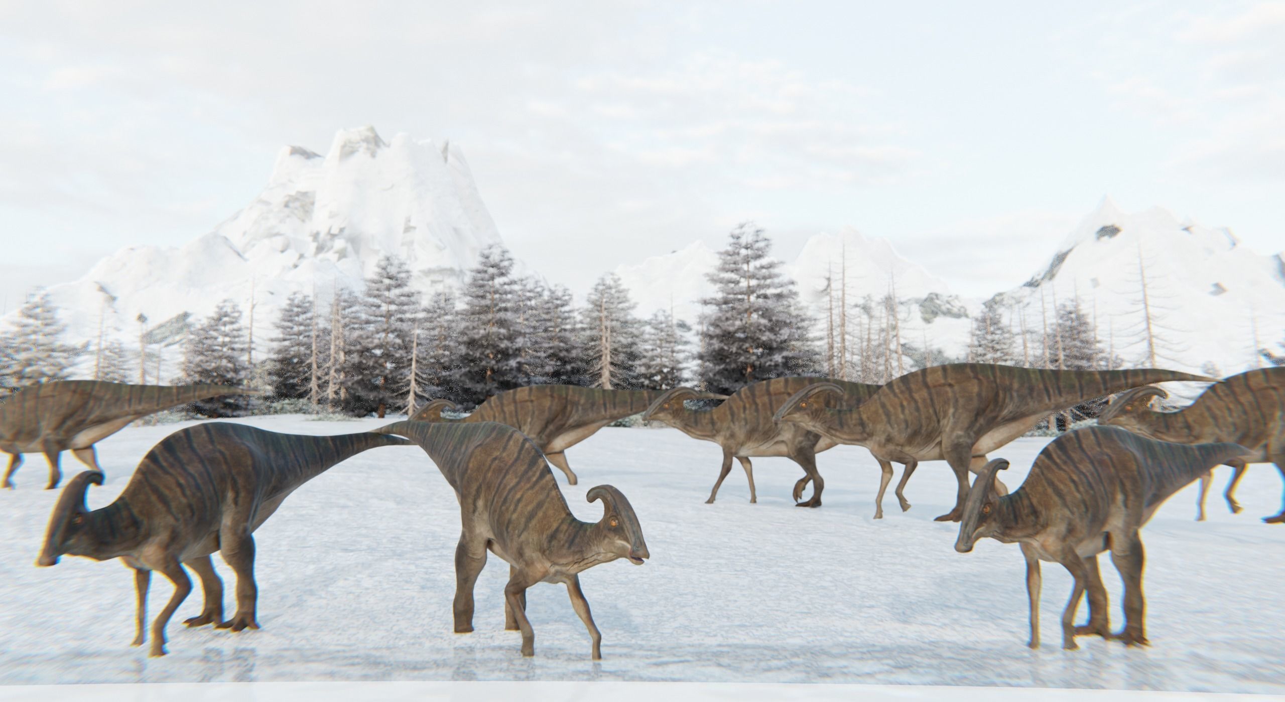 Monster Prehistoric Dinosaur  3D Model Collection_21