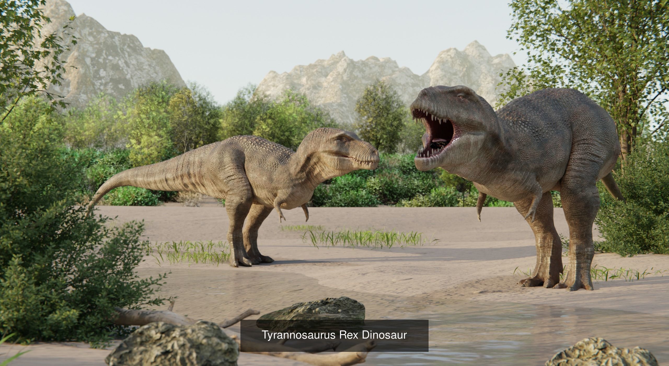 Monster Prehistoric Dinosaur  3D Model Collection_12